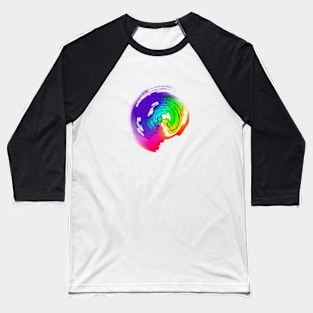 whirl rainbow Baseball T-Shirt